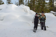 Snowshoeing at Edison Snow Park in Central Oregon