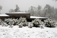 Snow at our home